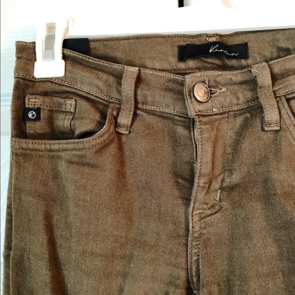 KanCan Dark Green Soft Skinny Pants